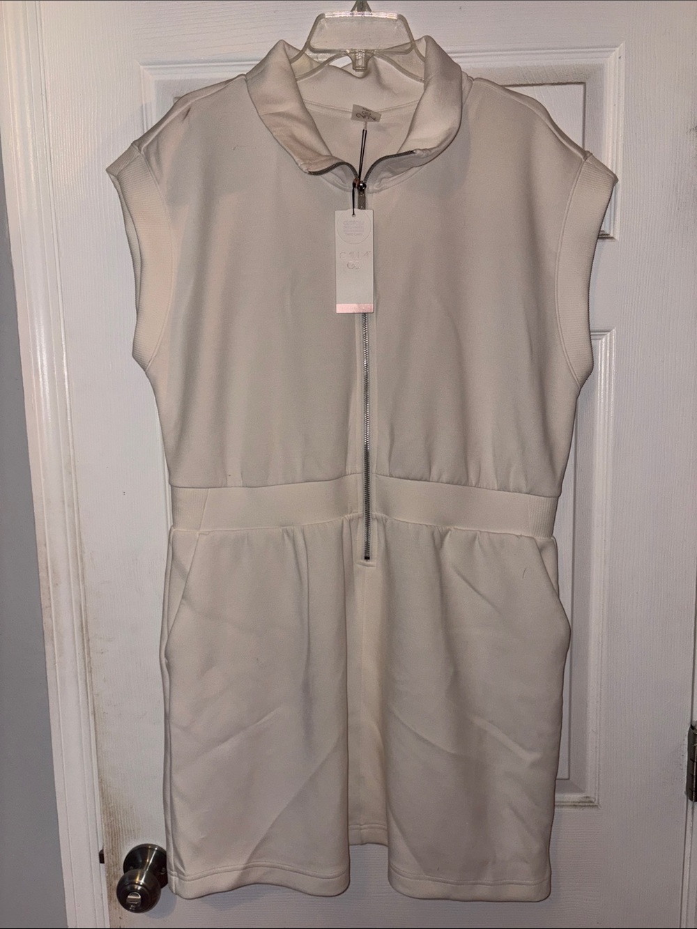 CALIA by Carrie Underwood- Sandwash Dress Cloud Cover
